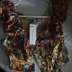 Rachel Zoe Multicolor Floral Blouse